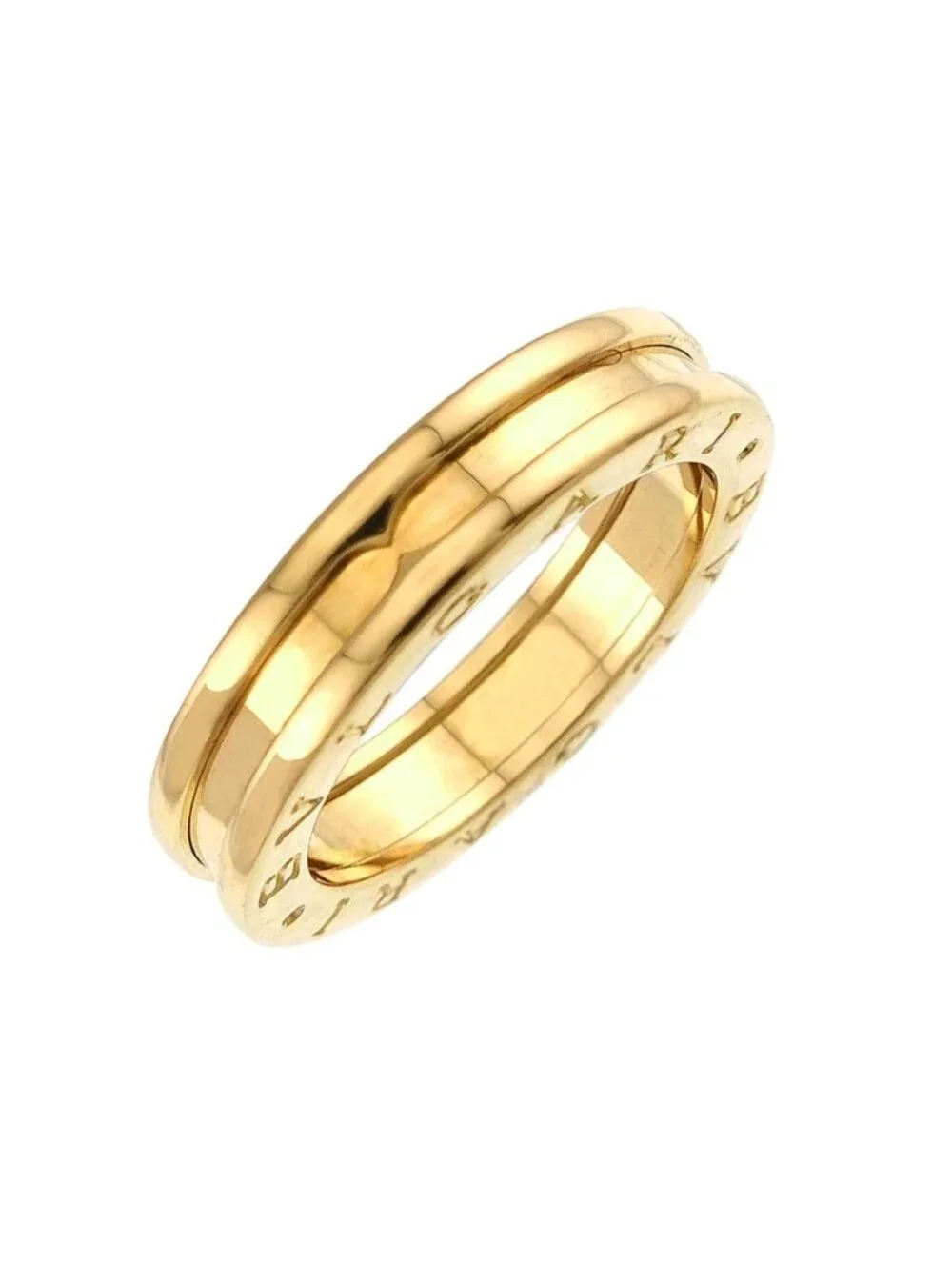 Bvlgari Band 57 Ring 18K Yellow Gold